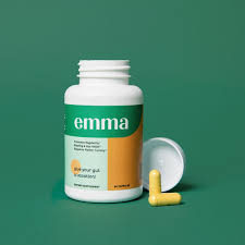 Emma Gut Health Supplement 60 Capsules – Doctor Endorsed Digestive Support for Gas, Bloating & Gut Balance