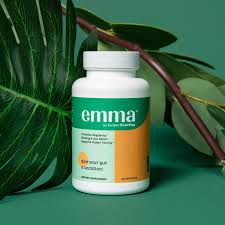 Emma Gut Health Supplement 60 Capsules – Doctor Endorsed Digestive Support for Gas, Bloating & Gut Balance