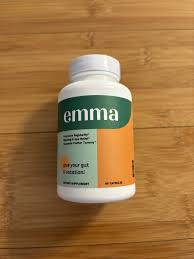 Emma Gut Health Supplement 60 Capsules – Doctor Endorsed Digestive Support for Gas, Bloating & Gut Balance