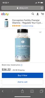 Conception Prenatal For Her Fertility Aid & Multivitamin – 60 Capsules | Women’s Preconception Support Supplement