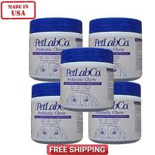 5 Pack PetLab Co. Probiotic Soft Chews for Dogs – Digestive & Immune Support Supplement