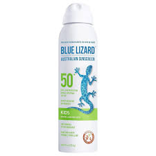 Blue Lizard Mineral Sunscreen Spray Kids SPF 50+ Broad Spectrum 4.5oz – Gentle Mineral Protection