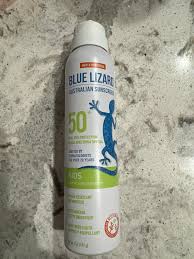 Blue Lizard Mineral Sunscreen Spray Kids SPF 50+ Broad Spectrum 4.5oz – Gentle Mineral Protection