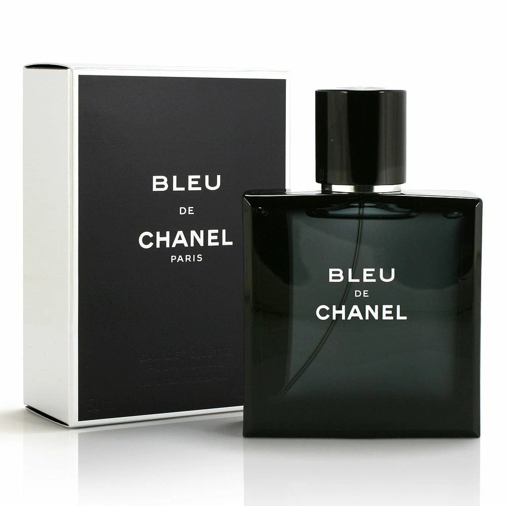 Bleu de Chanel Eau de Toilette for Men 3.4 oz / 100 ml – Luxury Woody Aromatic Fragrance, New Sealed Box