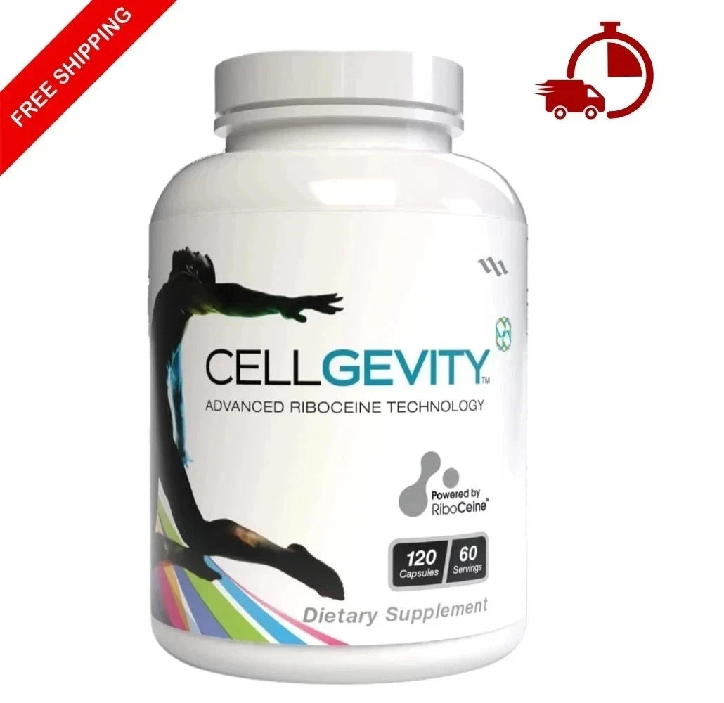 Cellgevity Advanced RiboCeine Technology 120 Vegetable Capsules – Antioxidant & Glutathione Support (Exp. 10/2027)
